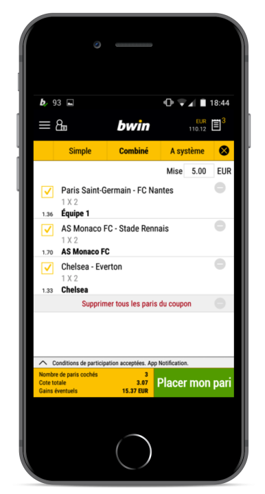 bwin application
