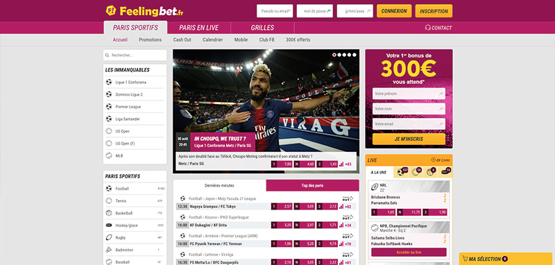 feelingbet accueil